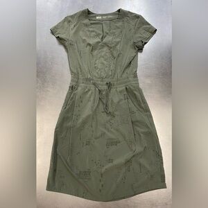 REI CO OP Aoraki Women’s Travel Dress Size XS Olive Green